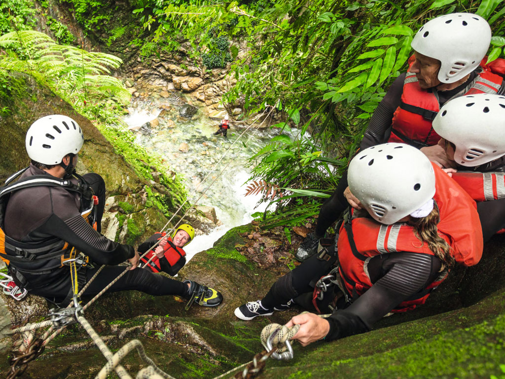 Canyoning in Costa Rica